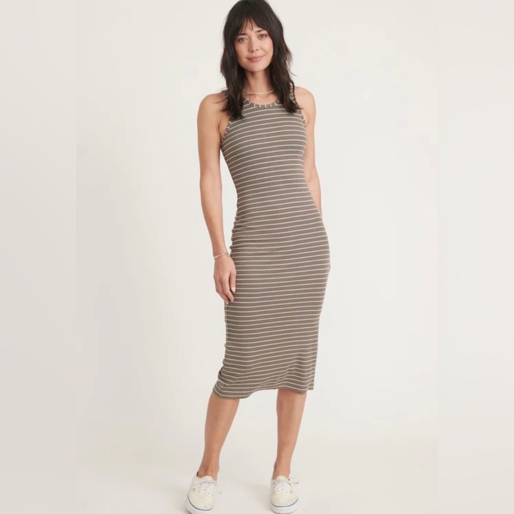 Marine Layer Lexi Rib Daytime Midi Dress